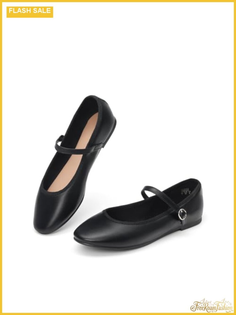 Women's Mary Jane Ballet Flats Round Toe Slip-on